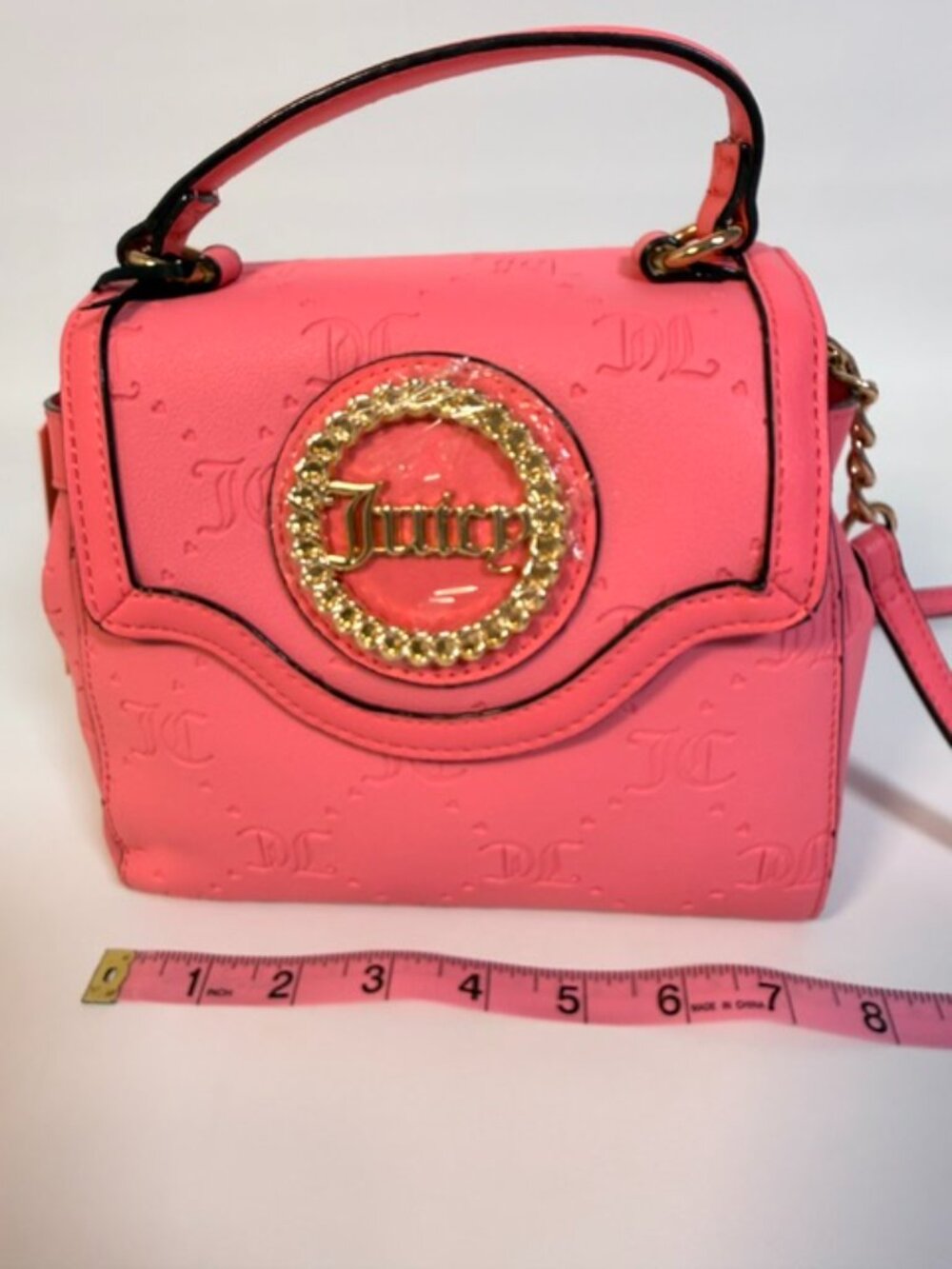 NWT Juicy Couture Y2K Pink Lemonade Crossbody Satchel - Picture 12 of 12